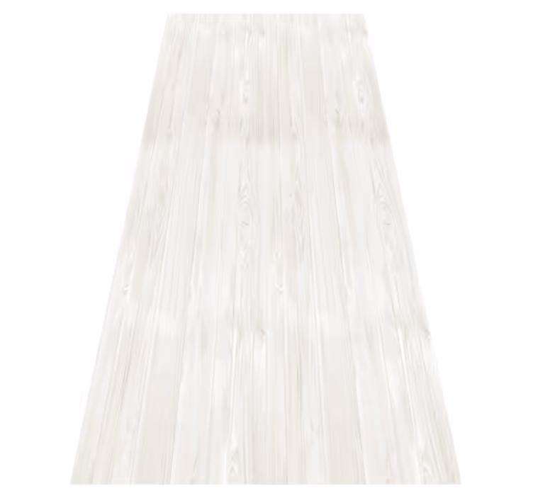 White vinyl rug in white wood design - TenStickers