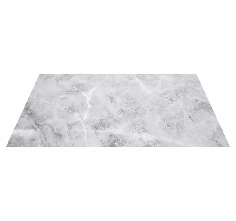 White vinyl rug with marble pattern texture - TenStickers