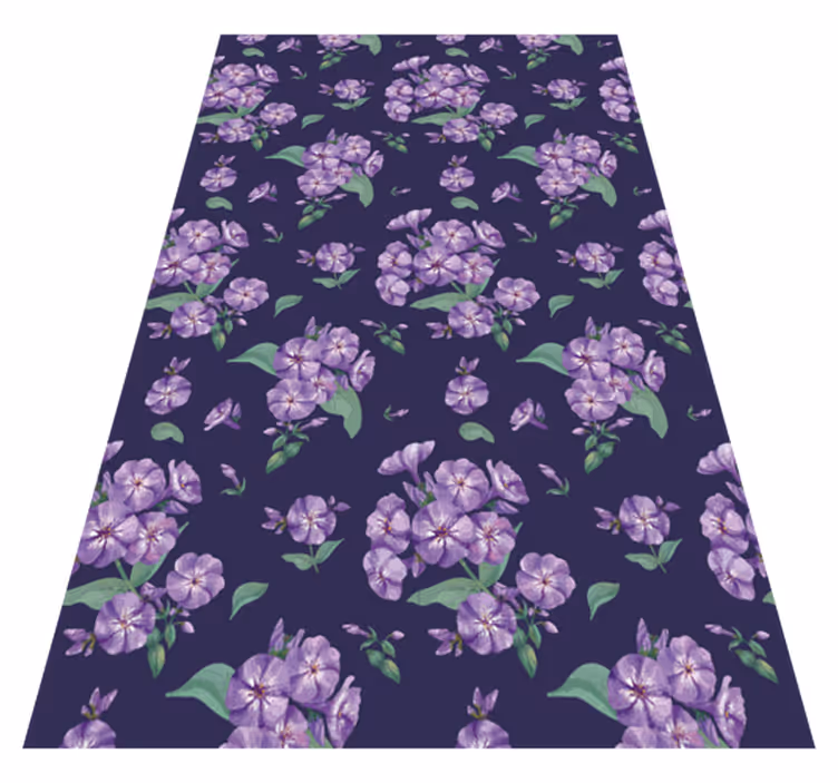 Purple vinyl rug in violet shade for your space - TenStickers