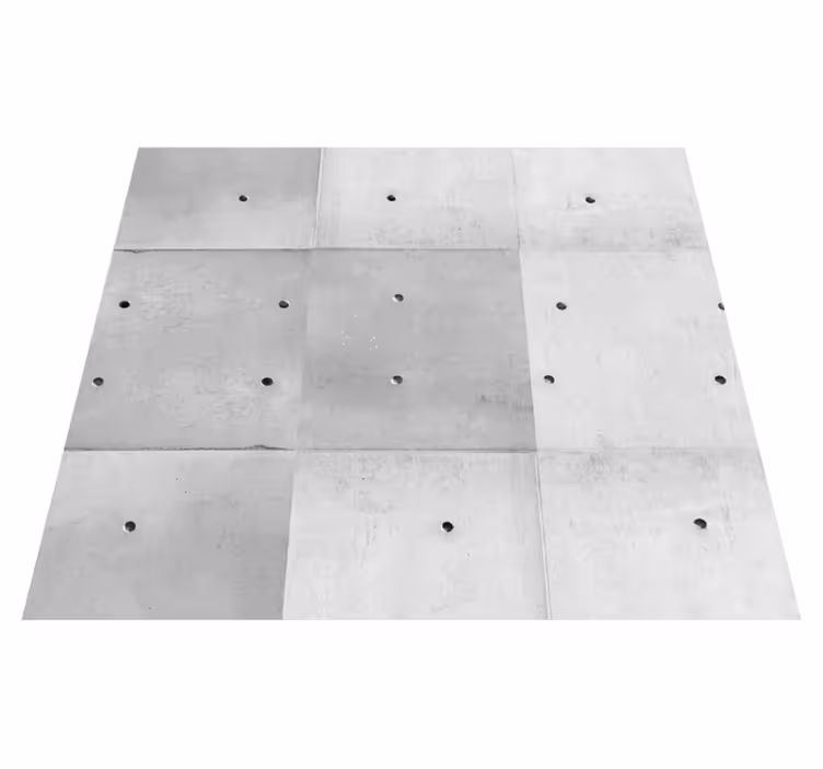 Outdoor vinyl rug minimalist concrete panels - TenStickers
