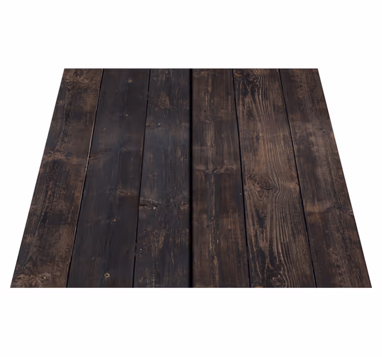 Outdoor vinyl rug in wooden dream design - TenStickers