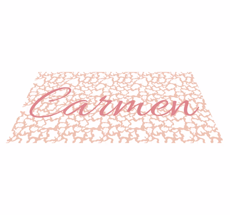 Animal Print custom vinyl rug - TenStickers