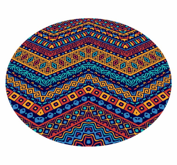 Circular Ethnic Pattern Overlay - TenStickers