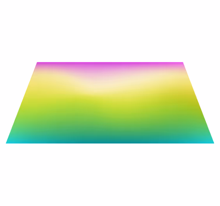 Colorful Gradient Shade texture vinyl rug - TenStickers
