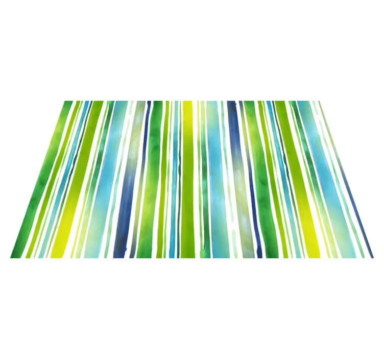 Abstract Striped stripes vinyl rug - TenStickers