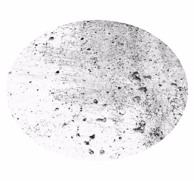 Splattered Circular Design texture vinyl rug - TenStickers