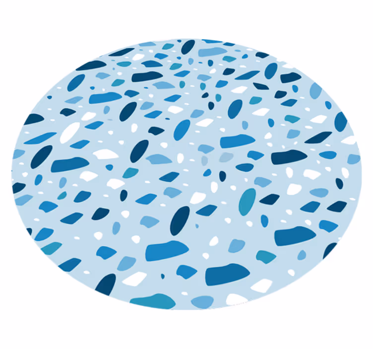 Spotted Speckle Pattern stripes vinyl rug - TenStickers