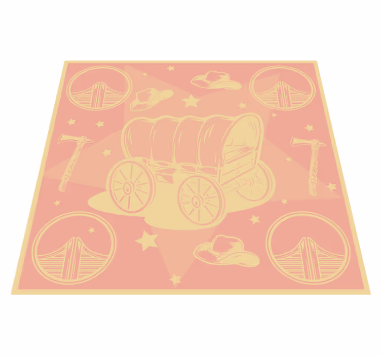 Nursery vinyl rug with baby nursery designs - TenStickers