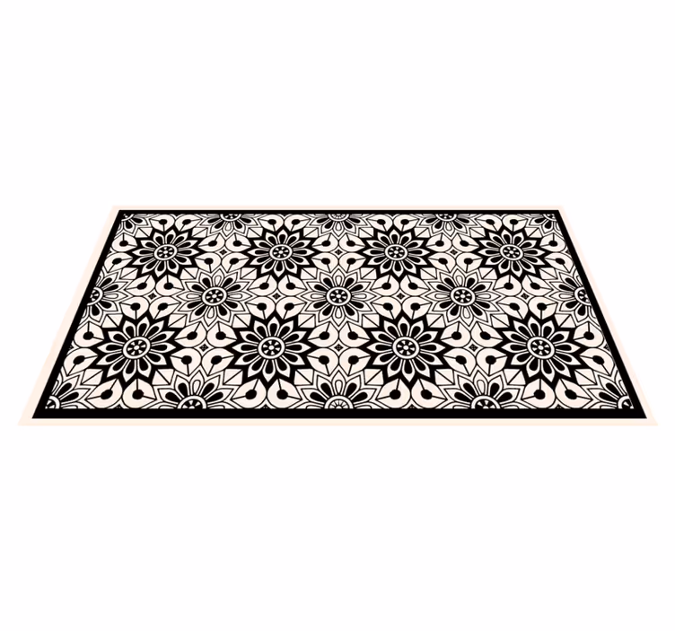 Mandala vinyl rug - mandala pattern sophistication - TenStickers