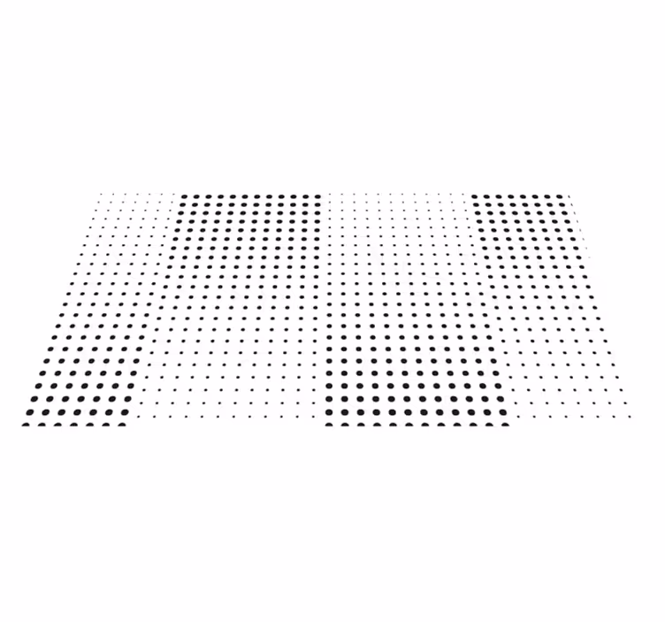 Fading Dot Gradient bathroom vinyl rug - TenStickers