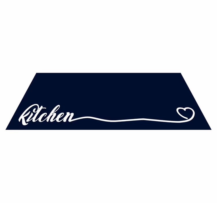 Kitchen vinyl rug elegant kitchen design - TenStickers