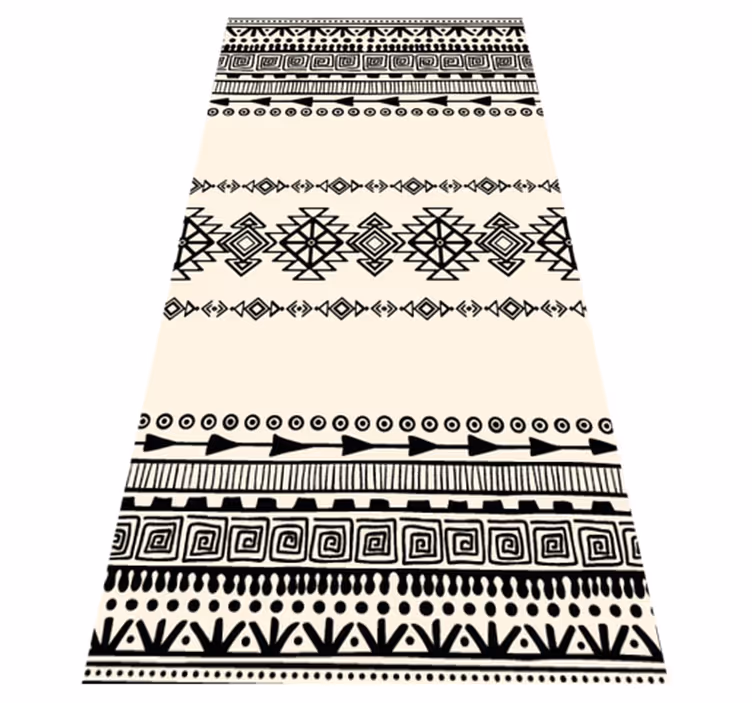 Ethnic patterned ethnic vinyl rug - TenStickers
