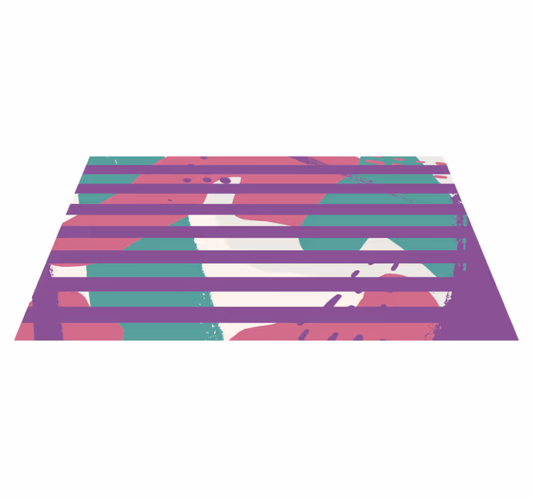 Striped Pattern stripes vinyl carpet - TenStickers