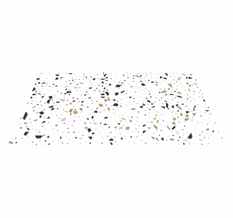 Geometric Shape Spot vinyl rug - TenStickers