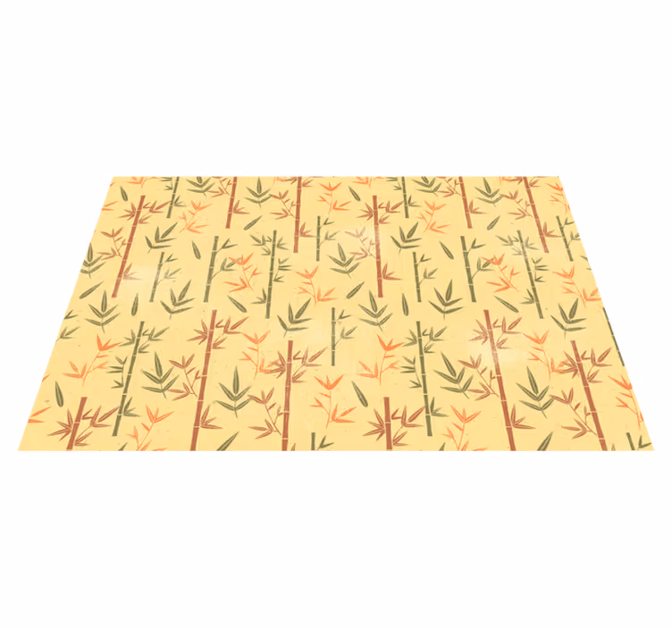 fresh bamboo vinyl rug wood flooring - TenStickers
