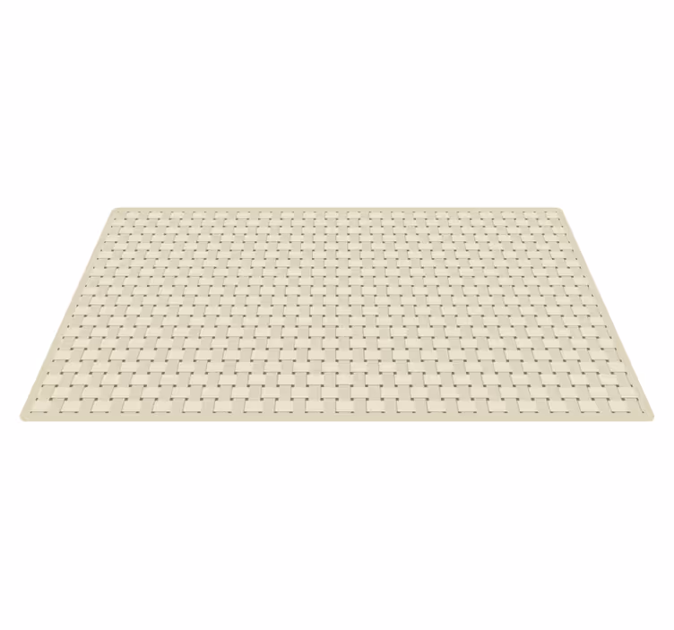 Interlaced Surface texture vinyl rug - TenStickers