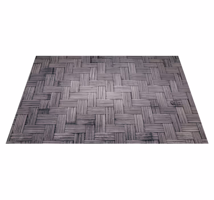 Woven Textured Detail texture vinyl rug - TenStickers