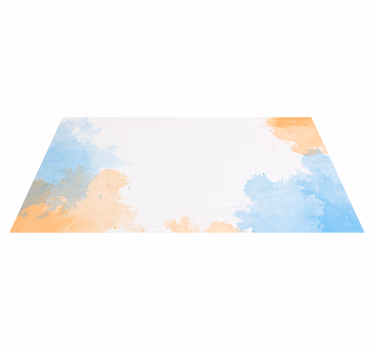 Abstract Cloudscape nature vinyl rug - TenStickers