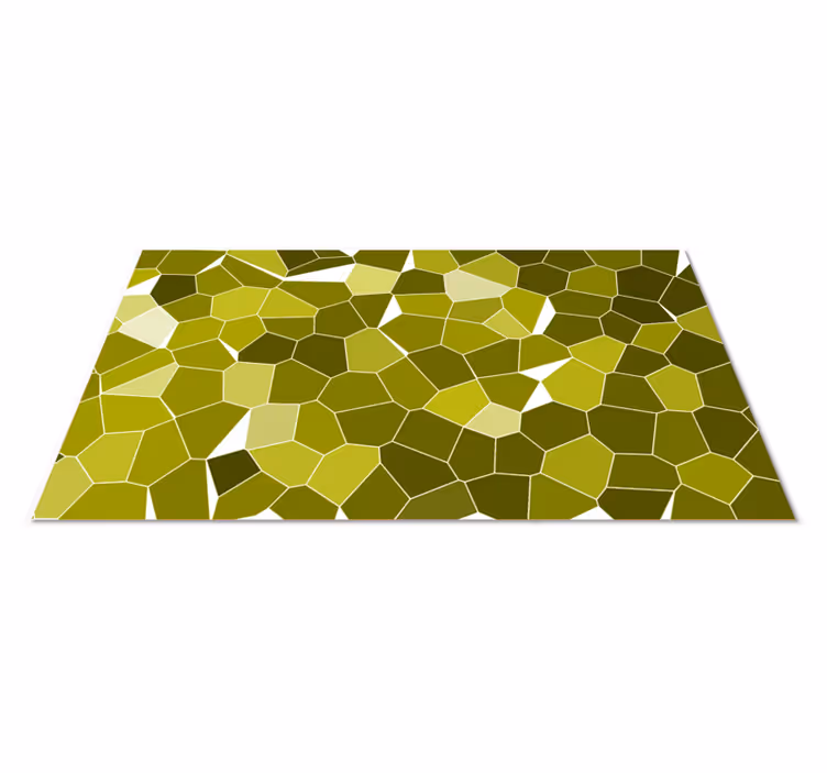 Angular Kitchen kitchen vinyl rug - TenStickers