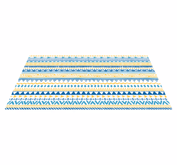 Tribal Stripe Patterns stripes vinyl rug - TenStickers