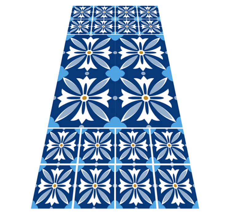 mosaïque Helena runner mosaic floor tiles - TenStickers
