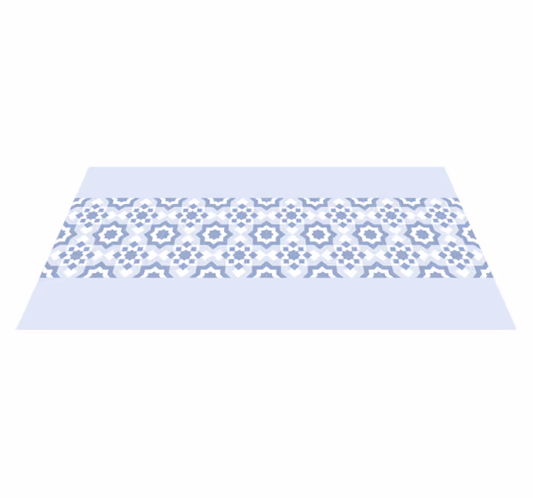 Culinary Tile Runner kitchen vinyl rug - TenStickers
