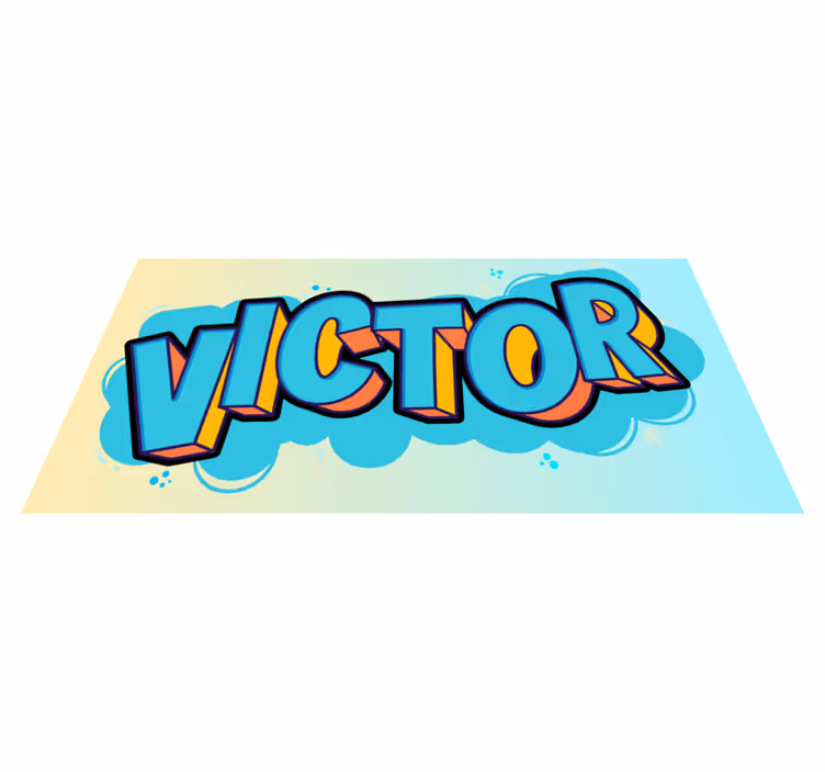 Customizable Sneakers custom vinyl rug - TenStickers