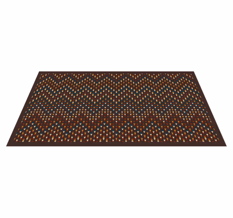 Pebbled Textured Surface wood effect vinyl rug - TenStickers