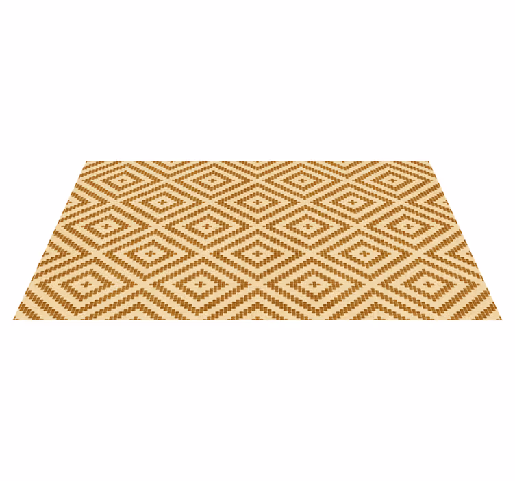 modern geometric diamonds hallway runners - TenStickers