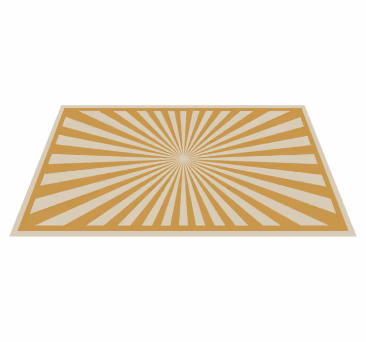Sunburst rug modern design - TenStickers