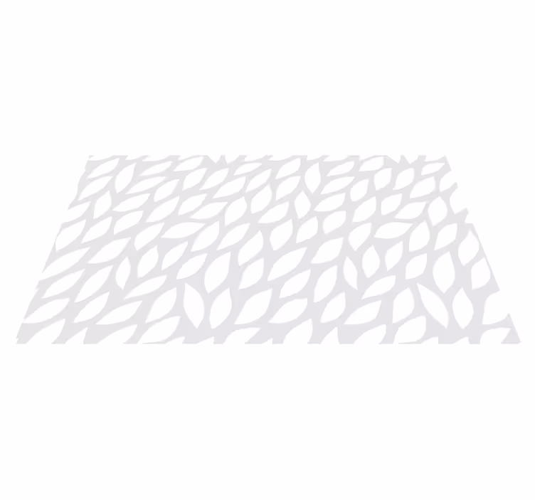 Geometric Shadow Patterns kitchen vinyl rug - TenStickers