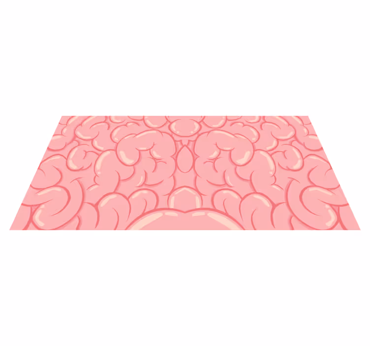 Abstract Curves texture vinyl rug - TenStickers