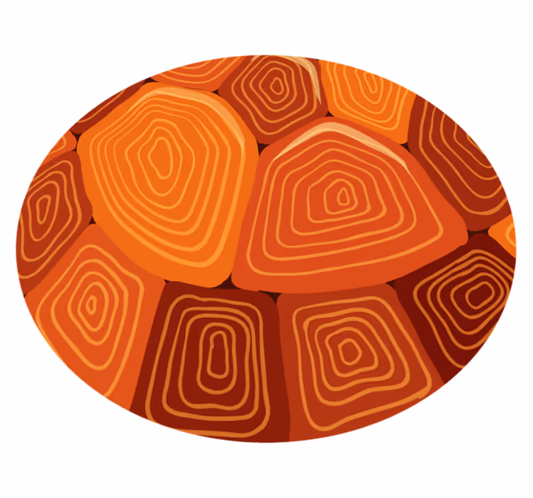 Organic Contours texture vinyl rug - TenStickers