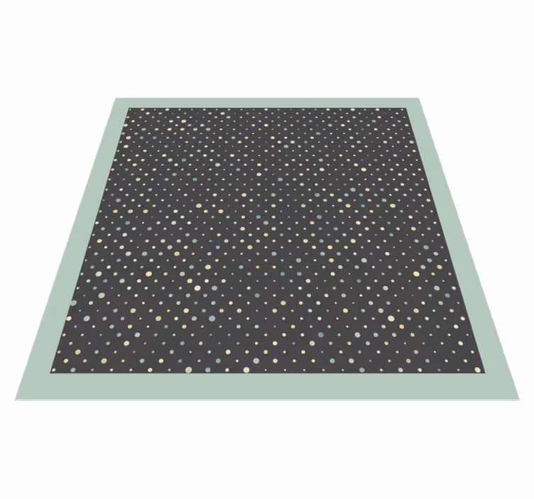 Polka-Dot Pattern stripes vinyl rug - TenStickers