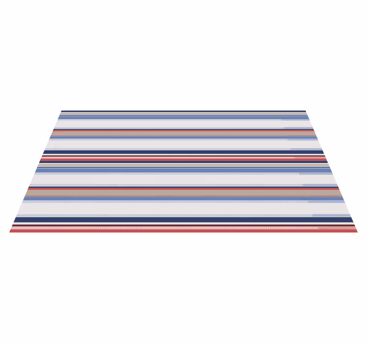 Marine shades stripes stripes carpet - TenStickers