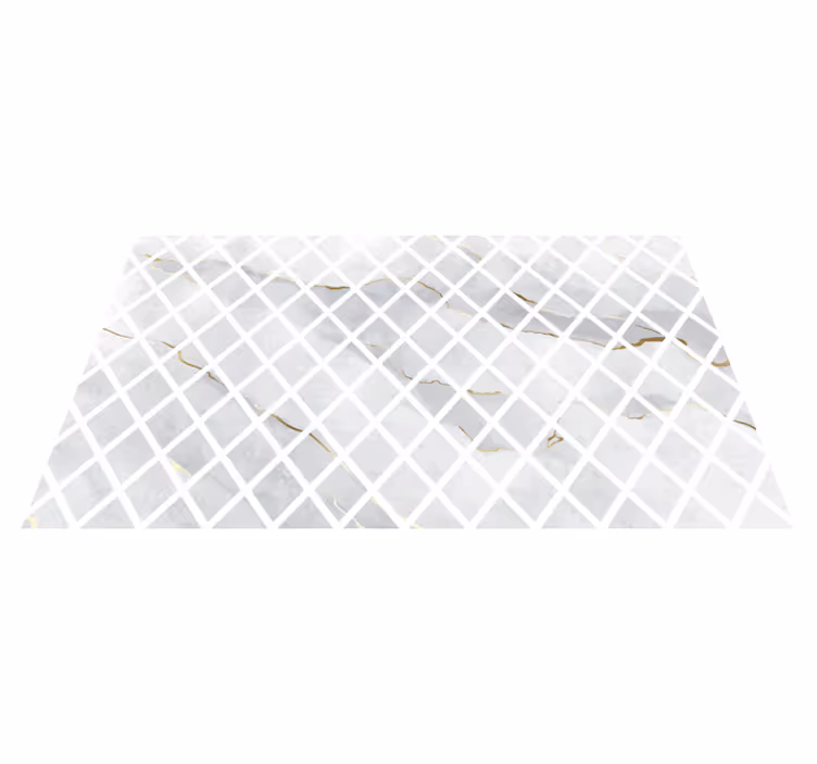 Elegant marble pattenr kitchen vinyl rug - TenStickers