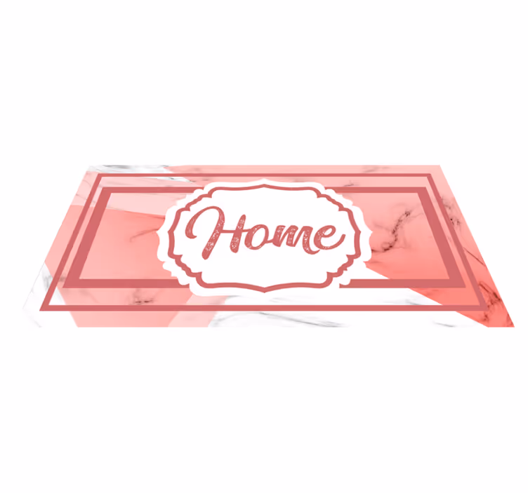 Chic Home Statement custom vinyl rug - TenStickers