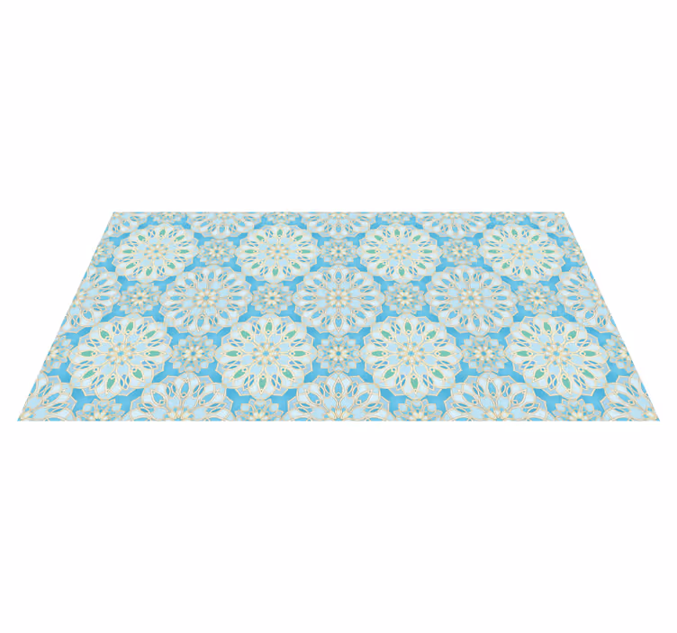 Dreamy stained glass tile carpet - TenStickers
