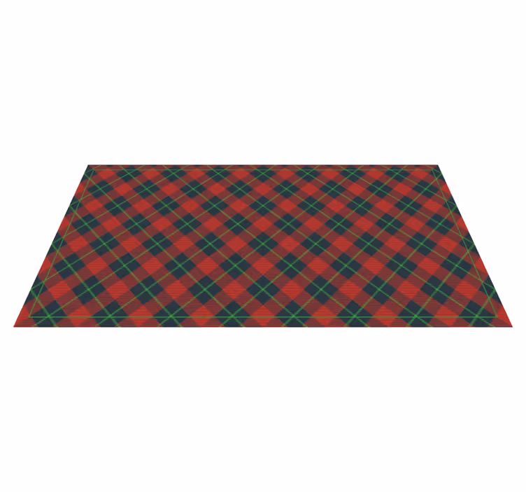 Argyle Pattern texture vinyl rug - TenStickers