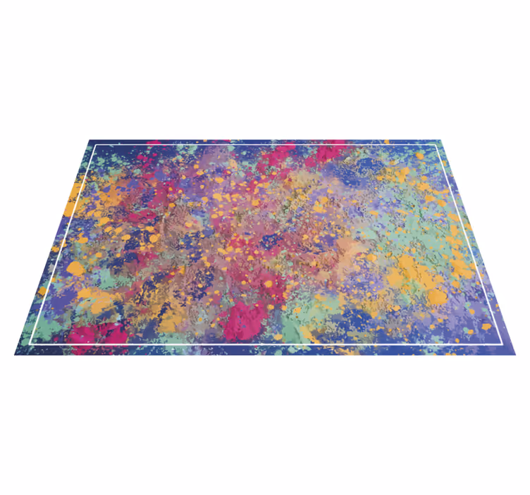 Splash colors Rug modern rug - TenStickers