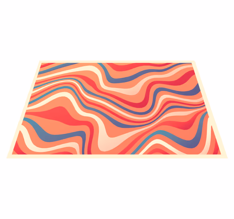 Modern art stripes modern rug - TenStickers