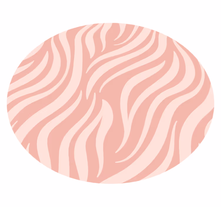 Elegant Zebra Stripes animal print vinyl rug - TenStickers
