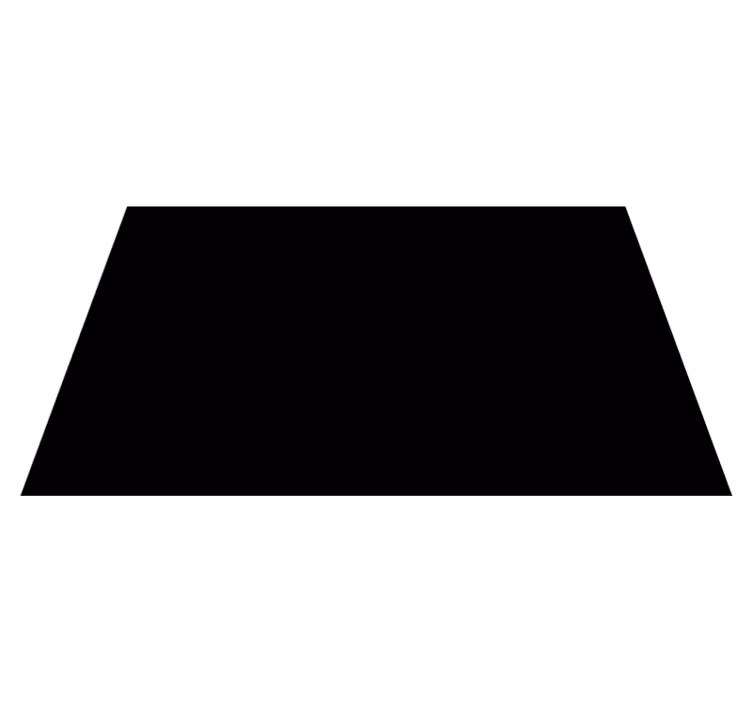 Black living room vinyl rug - TenStickers