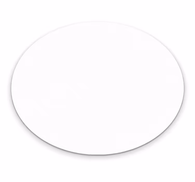 Neat Round Aesthetic circular vinyl rug - TenStickers