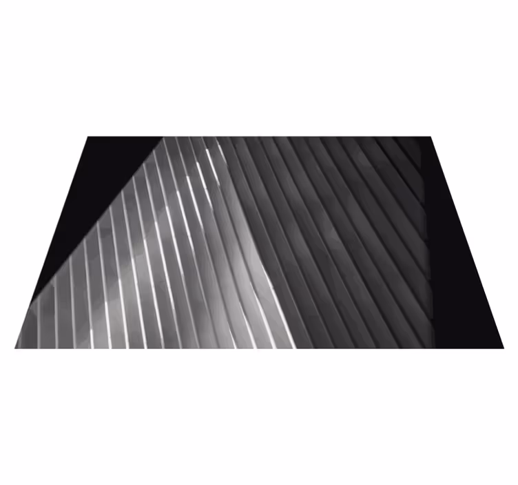 Sleek Striped Surface wood effect vinyl rug - TenStickers