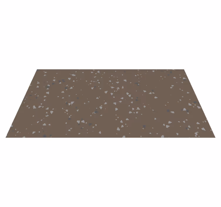 Brown and grey terrazzo texture carpet - TenStickers