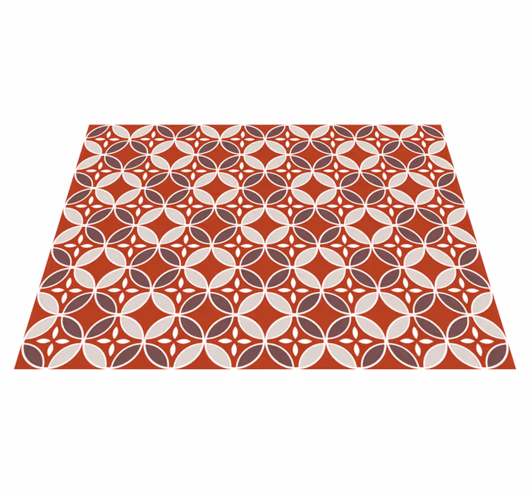 Artistic Pattern Mix mosaic vinyl rug - TenStickers