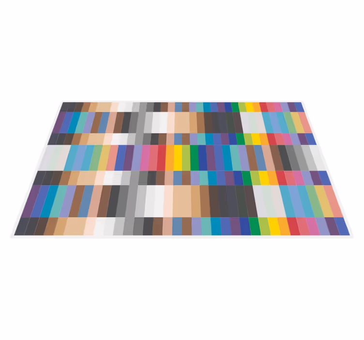 Colorful Stripe Pattern other vinyl rug - TenStickers