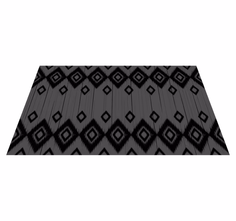 Rectangle carpet with grey and black  mosaic - TenStickers