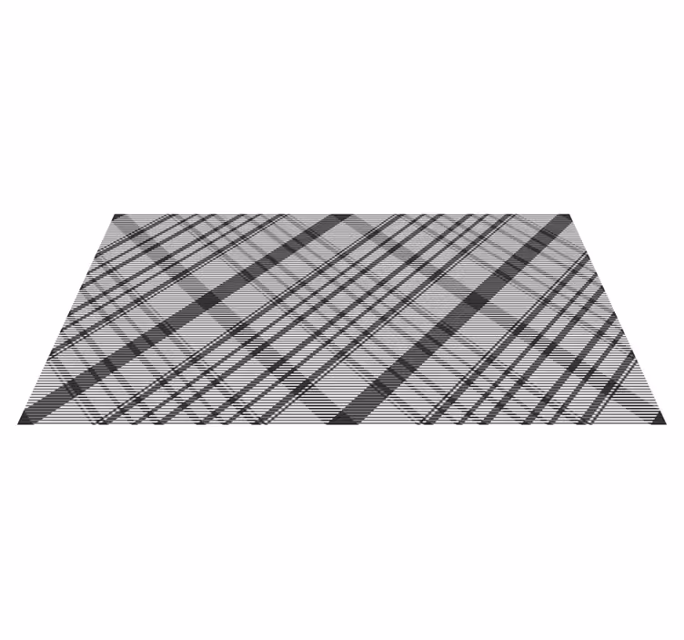Solid color stripes stripes vinyl rug - TenStickers